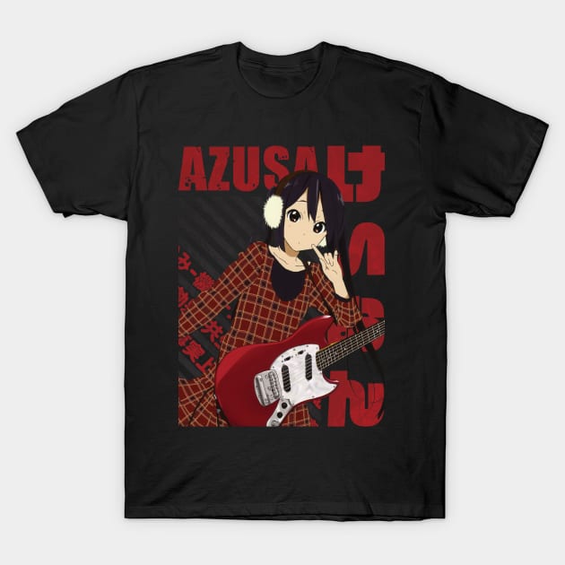 K-ON ! - Azusa Nakano T-Shirt by Recup-Tout